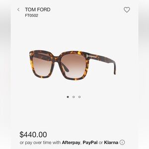 Tom Ford Brown Amarra Gradient Sunglasses